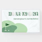 Golf Boy 1st Birthday Banner (Horizontal)