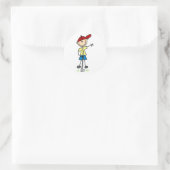 Golf Boy Aufkleber (Tasche)