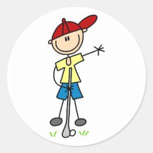 Golf Boy Aufkleber