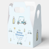 Golf Boy Baby Dusche Geschenkschachtel (Geöffnet)