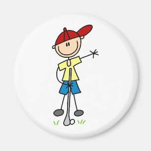 Golf Boy Magnet