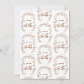 Golf Brautparty Bridal Par-tee Einladung (Rückseite)
