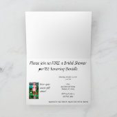 Golf Brautparty Einladung (Innenseite)