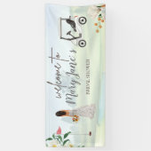 Golf Brautparty für Golfer-Banner Banner (Vertikal)