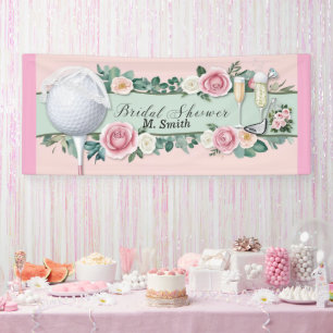 Golf Brautparty mit Golfball für Bride Golfer Banner