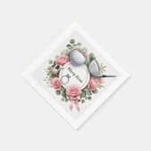 Golf-Brautparty zum Thema Golf Serviette (Ecke)