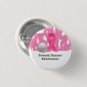 Golf Breast Cancer Awareness for golfer Button (Vorne & Hinten)