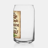 Golf Breathe und Golf spielen Dosenglas (Rechts)