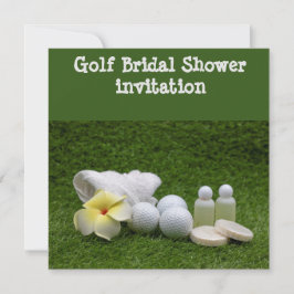 Golf Bridal Dusche Einladung mit Seife & Shampoo