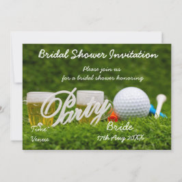 Golf Bridal Dusche Einladung zum Golfer Party