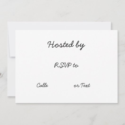 Golf Bridal Dusche Einladung zum Golfer Party (Rückseite)