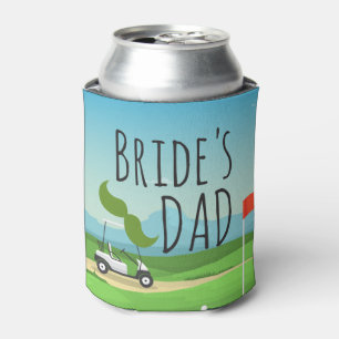 Golf Bride Vater für Golfer Wedding Dosenkühler