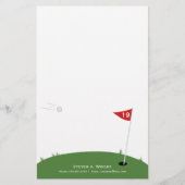 Golf Briefpapier (Vorderseite)