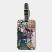 Golf Bufe, Budapest Gepäckanhänger (Vorderseite vertikal)