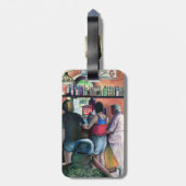 Golf Bufe, Budapest Gepäckanhänger (Rückseite vertikal)