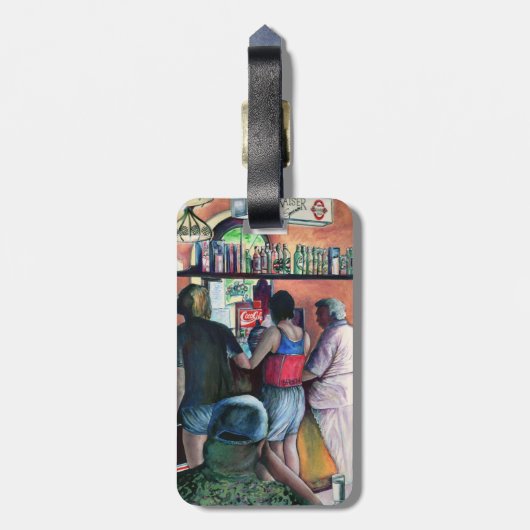 Golf Bufe, Budapest Gepäckanhänger (Rückseite vertikal)