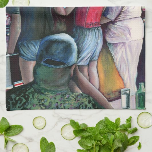 Golf Bufe, Budapest Geschirrtuch (Gefaltet)