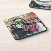 Golf Bufe, Budapest Getränkeuntersetzer (Linke Seite)