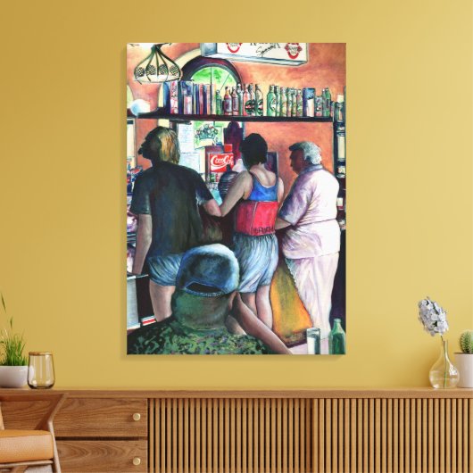 Golf Bufe Budapest Leinwanddruck (Insitu (Wohnzimmer))