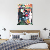 Golf Bufe Budapest Leinwanddruck (Insitu (Schlafzimmer))