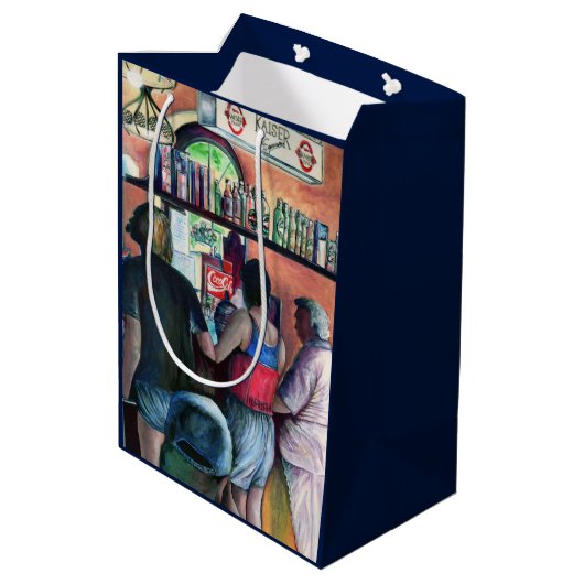 Golf Bufe, Budapest Mittlere Geschenktüte (Rückseite Schrägansicht)