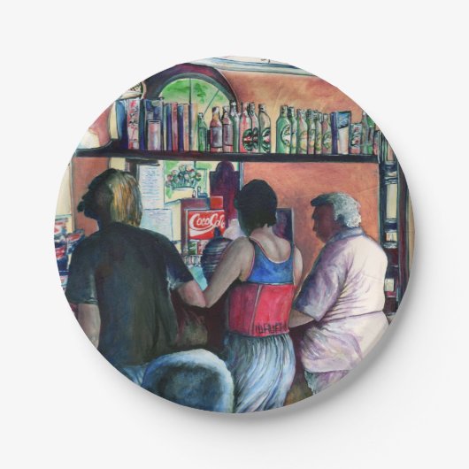 Golf Bufe, Budapest Pappteller (Vorderseite)