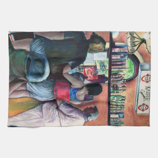 Golf Buffet, Budapest Handtuch (Horizontal)