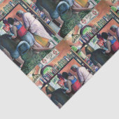 Golf Buffet, Budapest Seidenpapier (Detail)