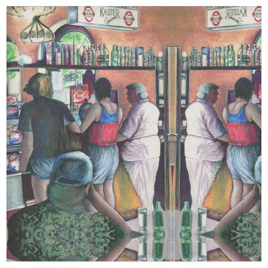 Golf Buffet, Budapest Stoff (Nahaufnahme)