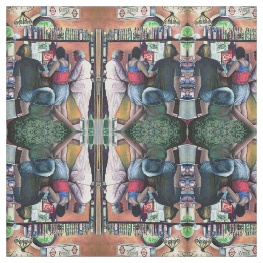 Golf Buffet, Budapest Stoff (Muster)