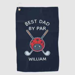 Golf Bug Bester Vater Par Vate Tag Personalisiert Golfhandtuch