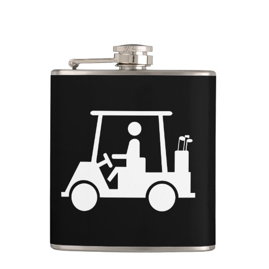 Golf-Buggy Flachmann (Vorderseite)