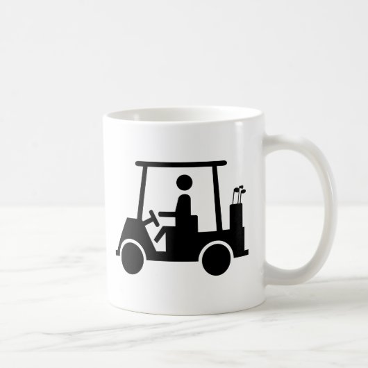 Golf-Buggy Kaffeetasse (Rechts)