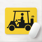 Golf-Buggy Mousepad (Mit Mouse)
