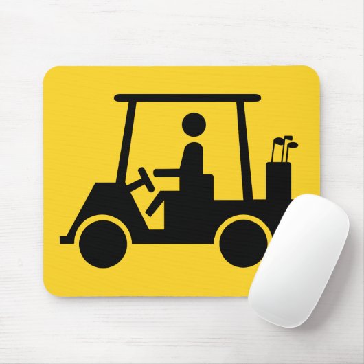 Golf-Buggy Mousepad (Mit Mouse)