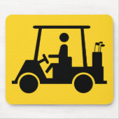 Golf-Buggy Mousepad (Vorne)