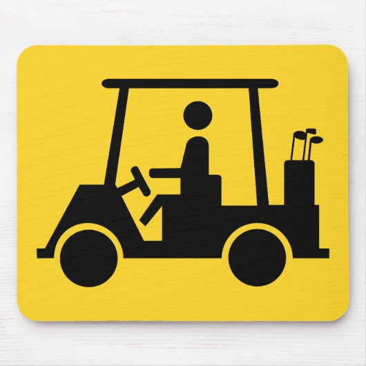 Golf-Buggy Mousepad (Vorne)