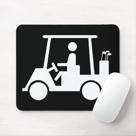 Golf-Buggy Mousepad (Mit Mouse)