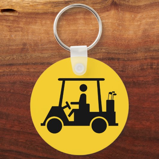 Golf-Buggy Schlüsselanhänger (Vorderseite)