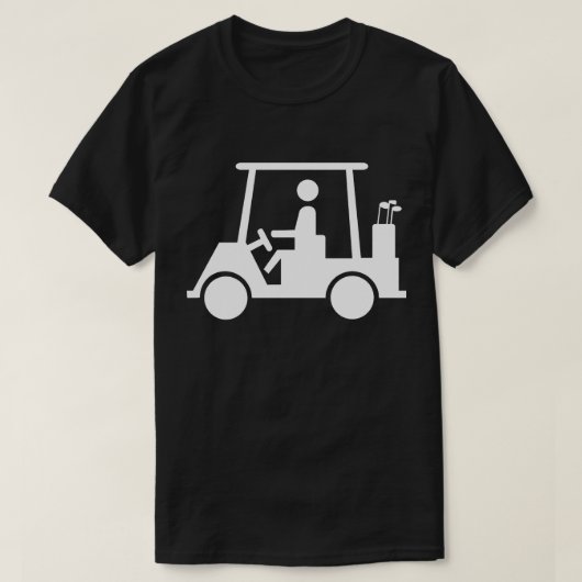 Golf-Buggy T-Shirt (Design vorne)