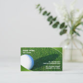 Golf Business Card Visitenkarte (Stehend Vorderseite)