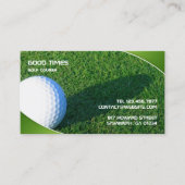 Golf Business Card Visitenkarte (Vorderseite)