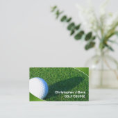Golf Business Card Visitenkarte (Stehend Vorderseite)