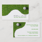 Golf Business Card Visitenkarte (Vorne/Hinten)