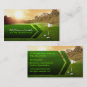 Golf Business Card Visitenkarte (Vorne/Hinten)