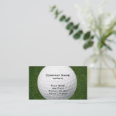 Golf Business Card Visitenkarte (Stehend Vorderseite)