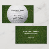 Golf Business Card Visitenkarte (Vorne/Hinten)
