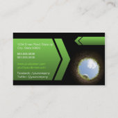 Golf Business Card Visitenkarte (Rückseite)