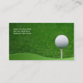 Golf Business Card Visitenkarte (Rückseite)