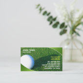 Golf Business Card Visitenkarte (Stehend Vorderseite)
